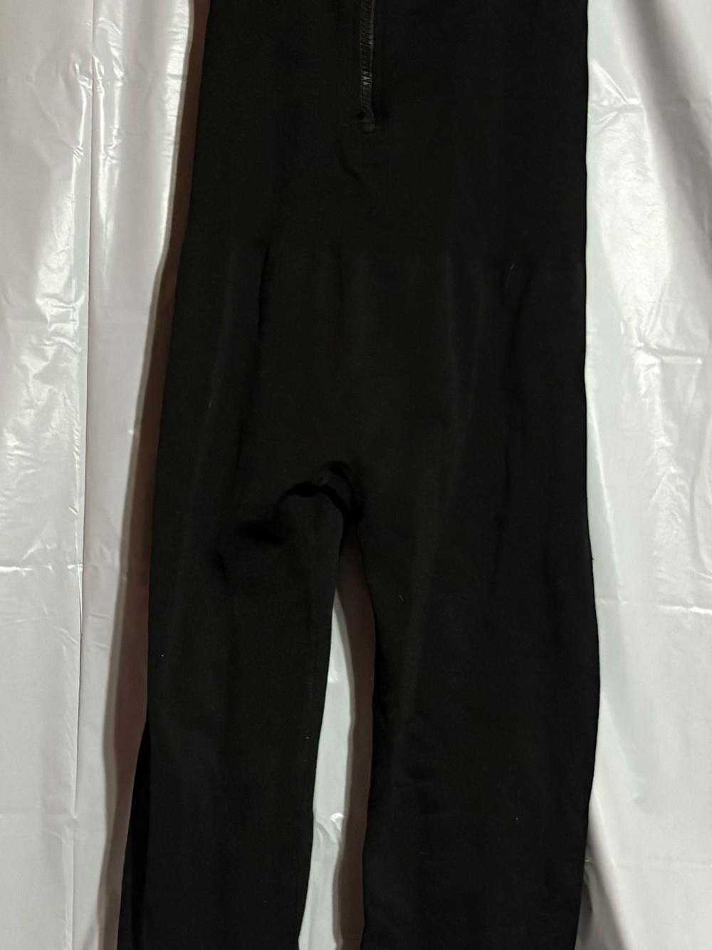 Black Zip-Front Kids Jumpsuit